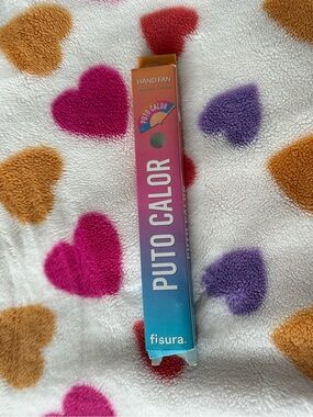 Fisura Puto Calor Folding Hand Fan Gradient Spanish Novelty Fan Spain NEW